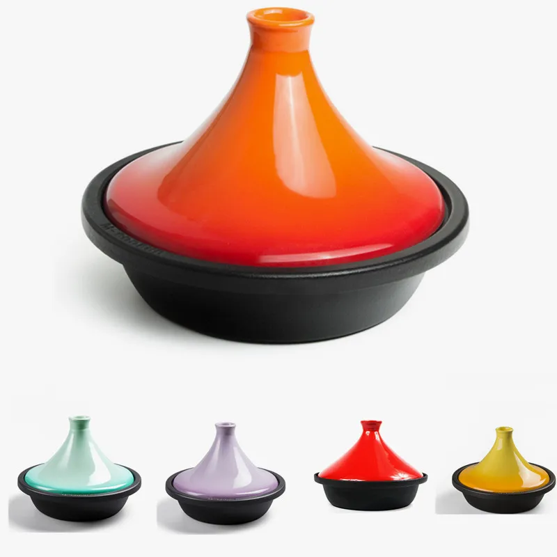 CastIronTagine2QuartMoroccanEnameledCastIronTagineWith