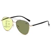 Night Vision Anti Blue Light Color Changing Presbyopia Glasses Near Far Use Reading Eyewear Toad Shaped Photochromic Glasses 5