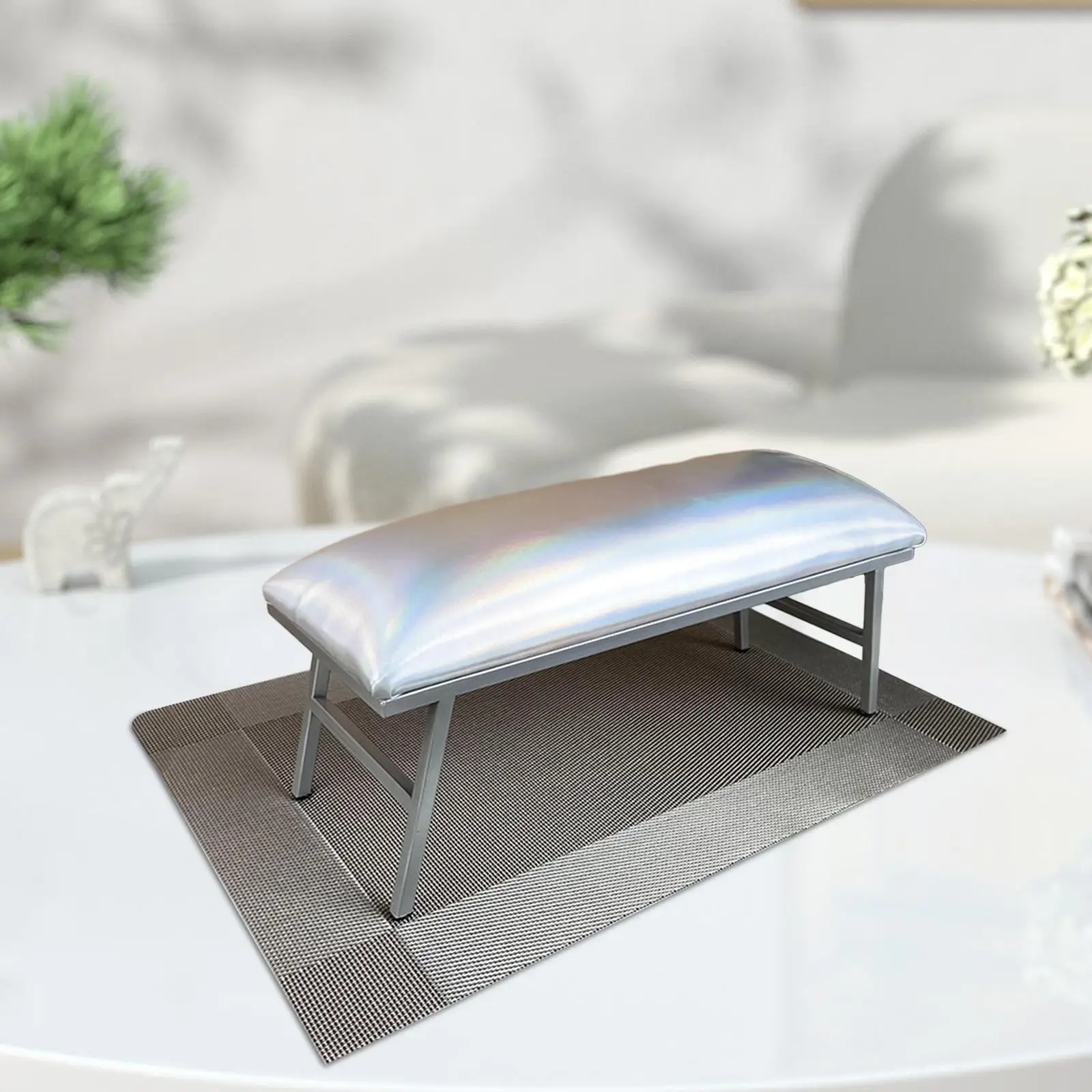 Nail hand rest cushion made of PU leather with matte hand rest cushion for