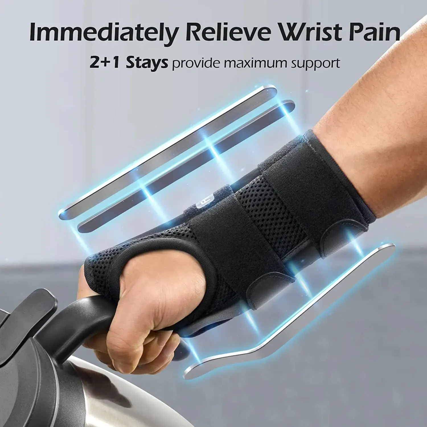 Wrist Brace AOLIKES 1PCS Wrist Brace for Carpal Tunnel Arthritis Wrist Support with Splints Compression Hand Support for Tendonitis Sprain wrist brace,wrist support