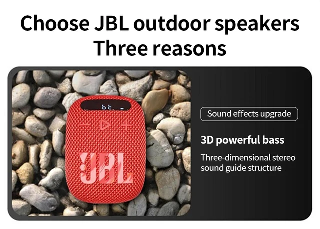 JBL Wind 3 Bluetooth Speakers Outdoor Speaker Bluetooth Mini Subwoofer