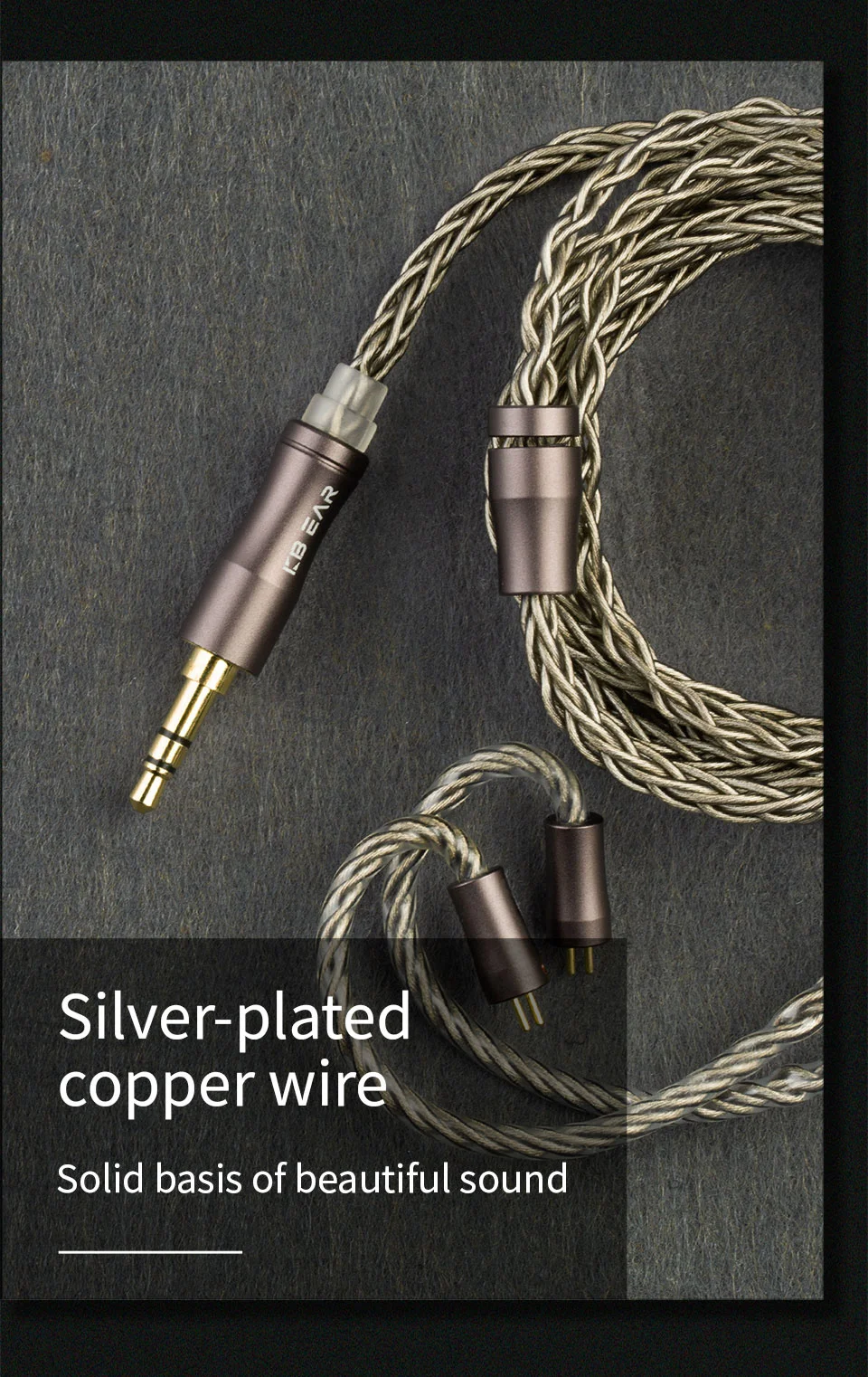 KBEAR Aurora Single Dynamic Nano Titanium Diaphragm Earphone description image 2