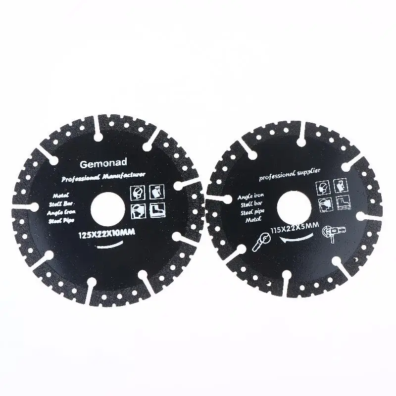 새로운 115/125mm 금속 절단 다이아몬드 블레이드 - 강철, 알루미늄, 콘크리트, 석재, 대리석, 철 절단용 날카로운 디스크