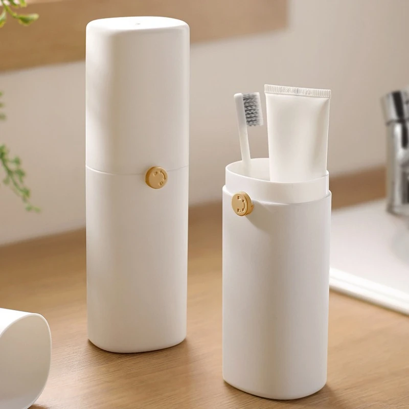 Portable Travel Toothbrush And Toothpaste Cup For Bathroom_voghion.com