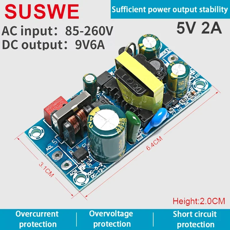 Placa de Alimentação de Circuito nu ac 110v 220v para dc 5v 12v 12.5v 13 17a Módulo de Energia para Substituição e Reparo Venda Quente