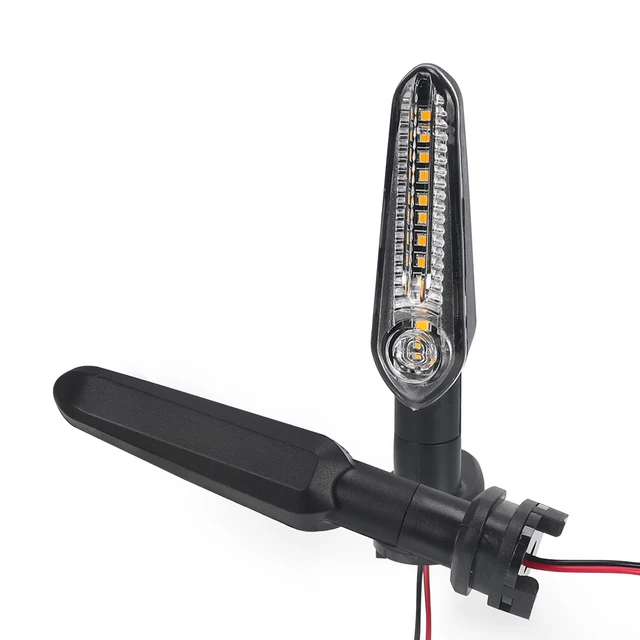 LED Turn Signal Light Amber Blade Lamp Indicator Blinker For