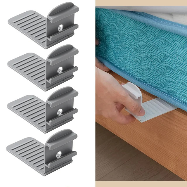 Pinces pour draps de lit, antidérapantes, sans changement de vitesse, sans broches, attaches invisibles, outils de chambre à coucher pour draps-housses, draps plats et literie 1