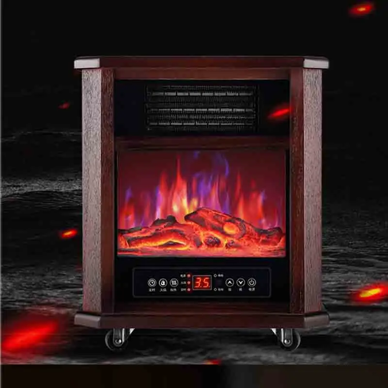 2000W Air Heater Household Fireplace, Air Heater, Electric Heater, Electric  Fireplace, Solid Wood