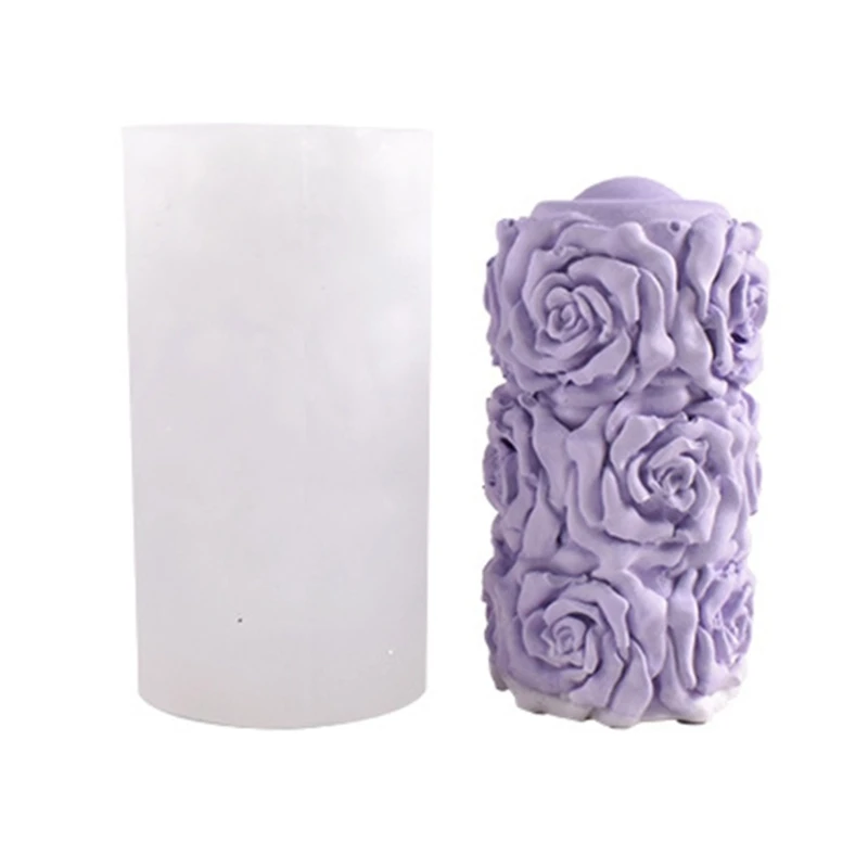 

3D Rose Heart Mold Resin Epoxy Crafts DIY Ornament Jewelry Making Tool