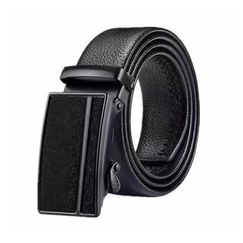 

2023 New Luxury Men's Belt Soft Leather Belt Youth Genuine Automatic Buckle Belt Business Casual Fashion Belt Korea Golf Belt