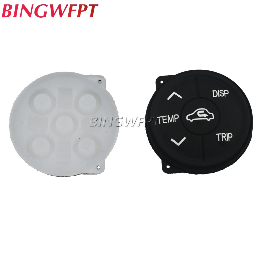 2PCS For Toyota Prius Prius C 2011-2015 Aqua 2012-2014 Button Multifunction Stee