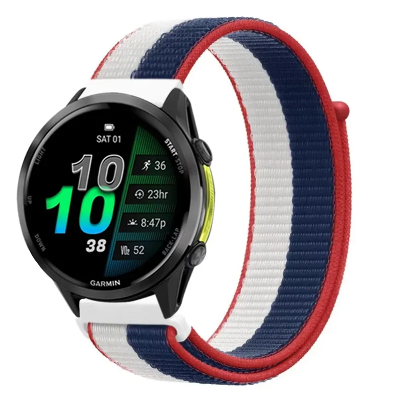Flag Style Fashion Nylon Band, 22mm/20mm,