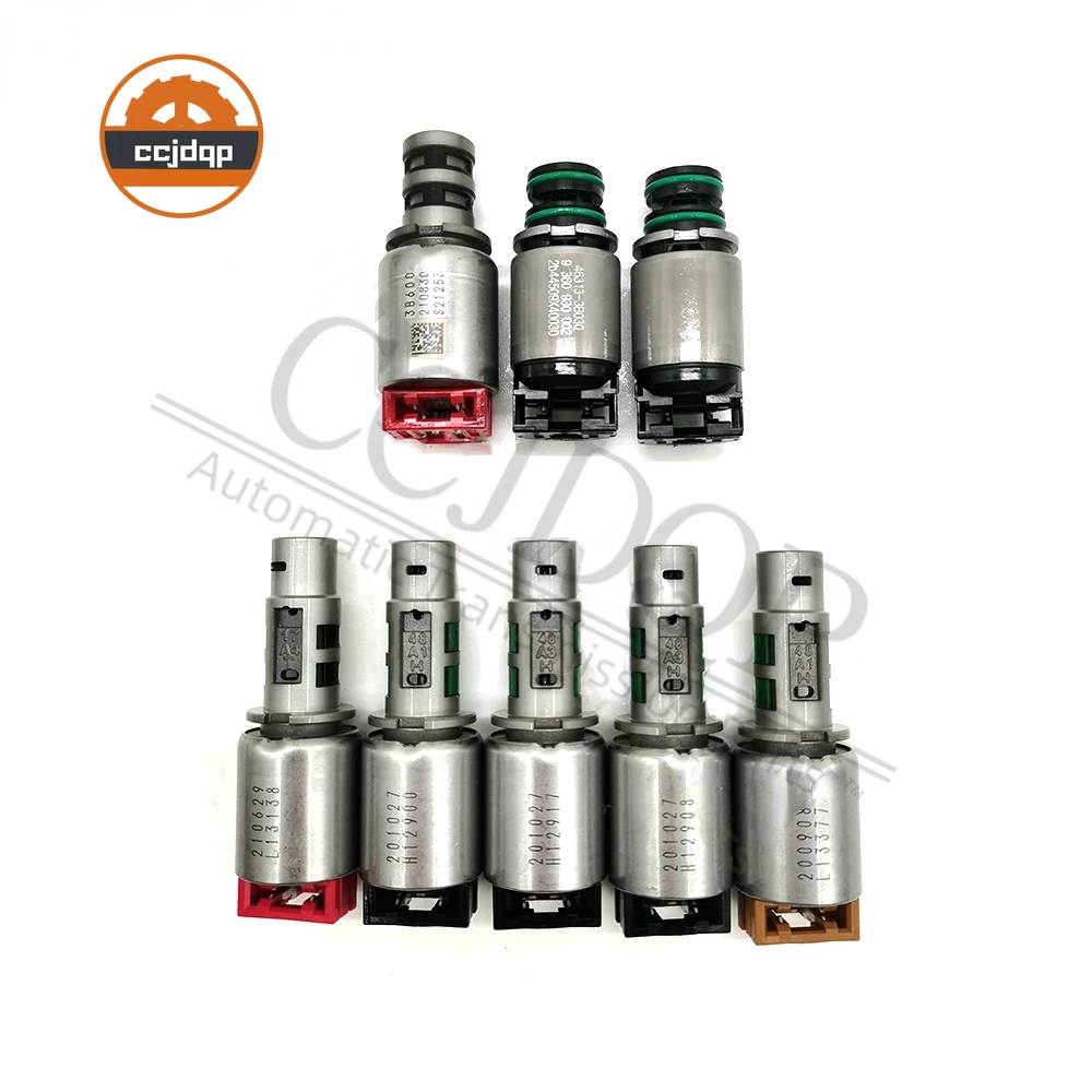 

Old Style Original A6LF2 A6LF3 Auto Transmission Solenoid Kit 8Pcs/Set KOR46210-3B011-D Fit For Hyundai Kia Car Accessories