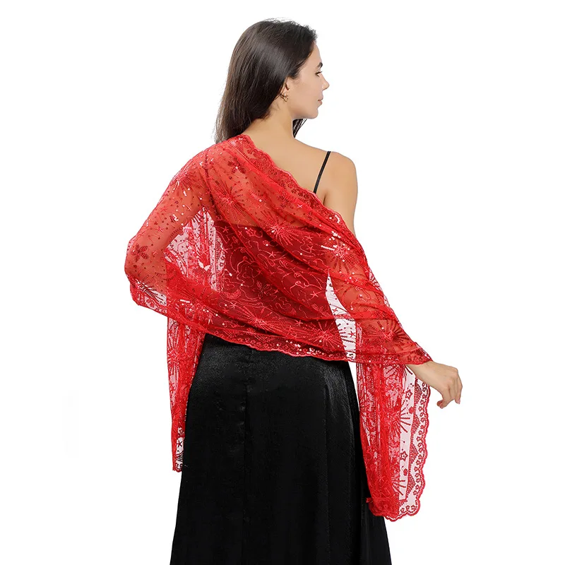 Glitter Sequins Evening Dresses Shawls for Women Pure Color Mesh Bridal  Bridesmaid Wedding Boleros Capes Wraps Lady Party Shawl - AliExpress  200000297