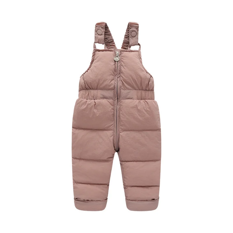 Girls Pants Boys Pants Girls Trousers Kids Pants Kids Jumpsuit Children Autumn Winter Down Pants Thicken Warm Boys Girls Rompers Baby Down Trousers Kids Casual Trousers 1-5 Years