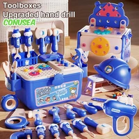 Children's Toolbox Puzzle Assembly Toys Simulation Electric Drill Screw Removal Multi-Functional Education Toys for Boys Girls 1