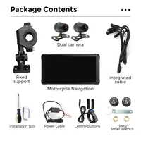 NaviFly 5.5" Portable Motorcycle Screen Navigation IP67 Waterproof Monitor Wireless CarPlay Android Auto BT WIFI Dual Camera SWC - Image 6