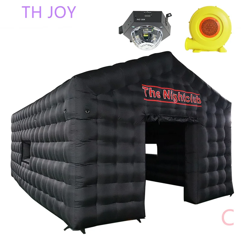 

free air ship to door! outdoor portable Inflatable bar inflatable disco tent, inflatable nightclub with light for wedding party