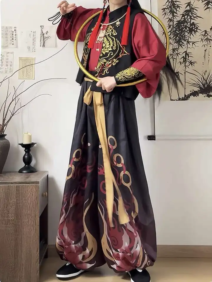 New Nezha Conquers The Dragon King Ne Zha Carnival Costume