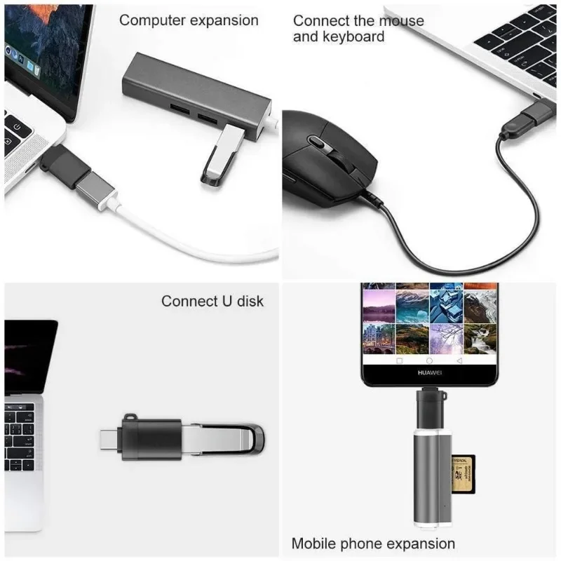 Type C to USB 3.0 Adapter Type-C Adapter OTG Cable for Mobile Phone Flash Drive Reader