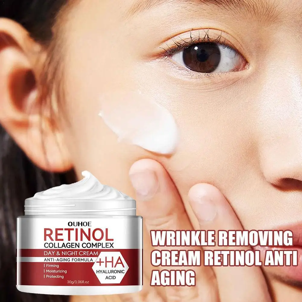 

30g Retinol Wrinkle Removing Cream Anti Aging Firming Lifting Fade Fine Lines Moisturizing Skin Care for women