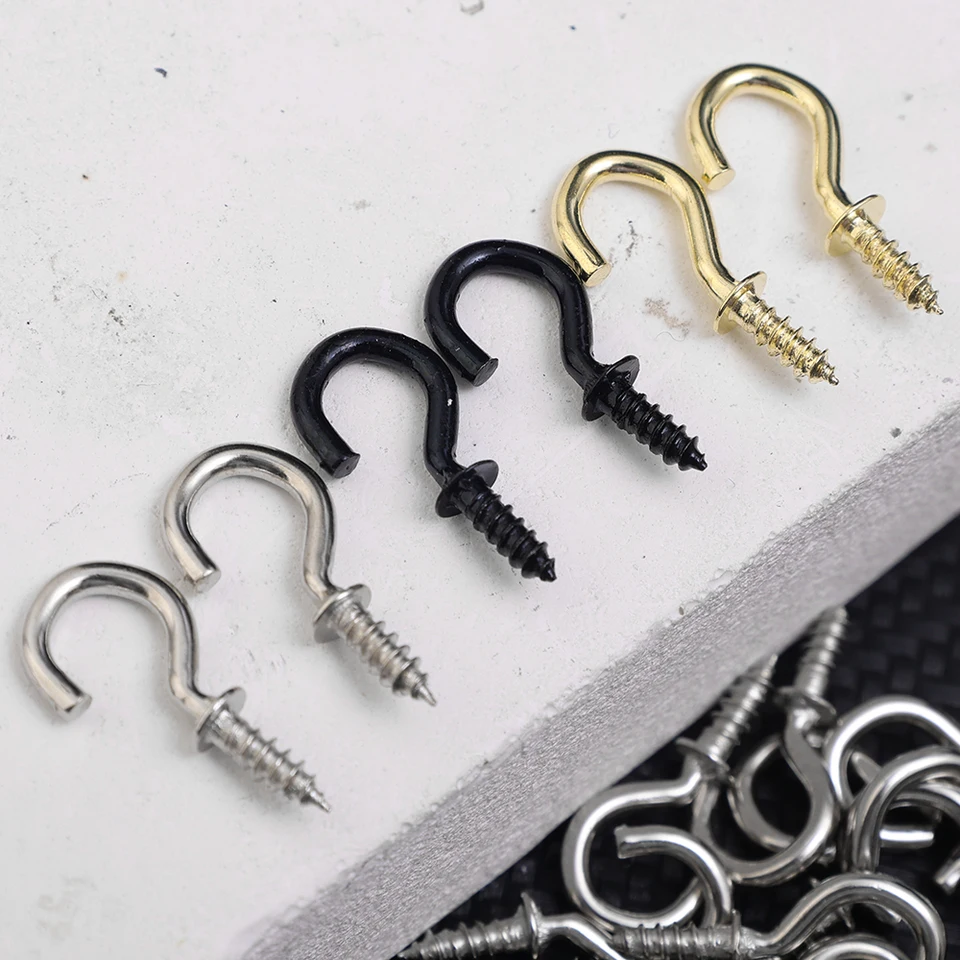 Confezione Da 5 Ganci A S Grandi E Resistenti – 15,2 Cm – Portata 27 Kg – Con Tappi In Gomma Antigraffio – Per Piante, Utensili, Cesti E Abbigliamento - 2