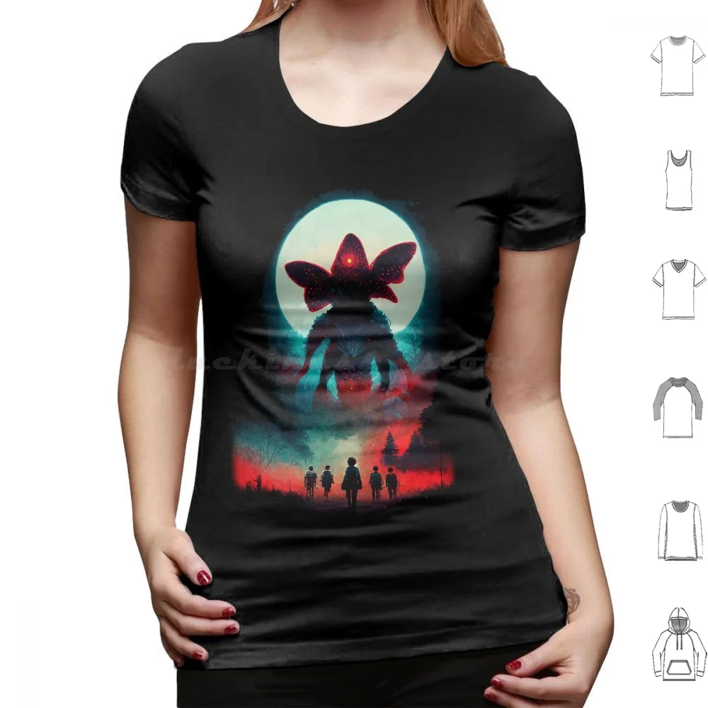 thumbnail image 1 of ( Demogorgon ) T Shirt 6xl Cotton Cool Tee Things Stranger Will Byers Mike Eleven Lucas Dustin 80s Hawkins Netflix 1980s 11, 1 of 5