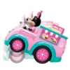 Junior Mickey Minnie Mouse 9" RC Remote Control Bakeshop Cruiser Vehicle Fire Truck Control Remote Car Children Toys Model 1 Pc 4