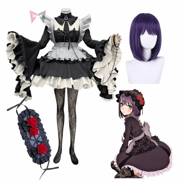 Marin Kitagawa Shizuku Kuroe Nurse Suit Anime My Dress Up Darling Cosplay  Black White Sexy Dress Sono Bisque Doll wa Koi wo Suru - AliExpress