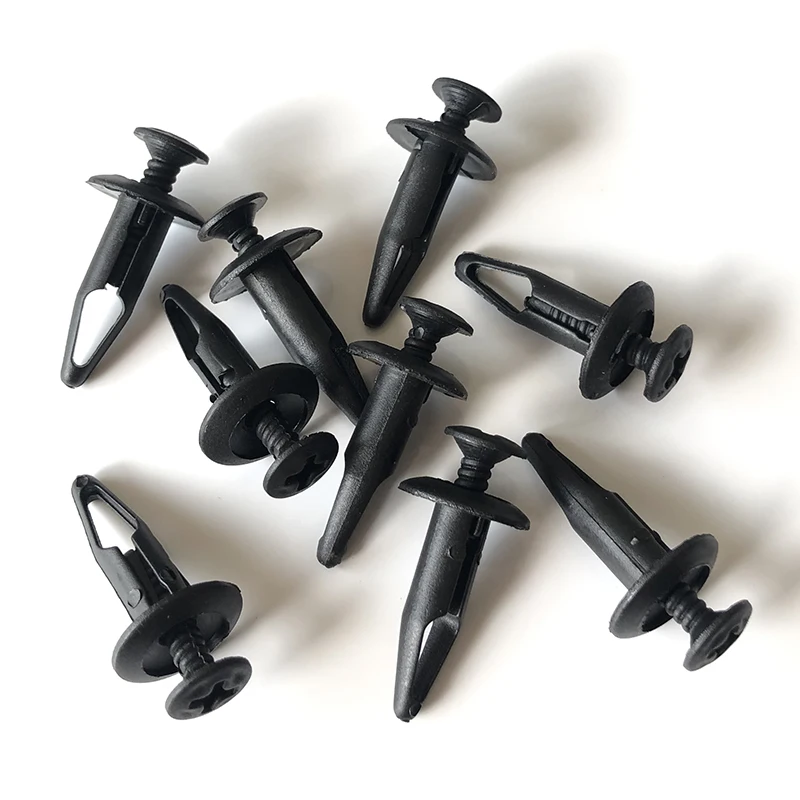 Vehicle Clips 90467-07201 Lot De 50 Clips Pour Garnitures De Voiture, Pour Revêtement Intérieur De Passage De Roue, Garde-boue, Plateau De Moteur