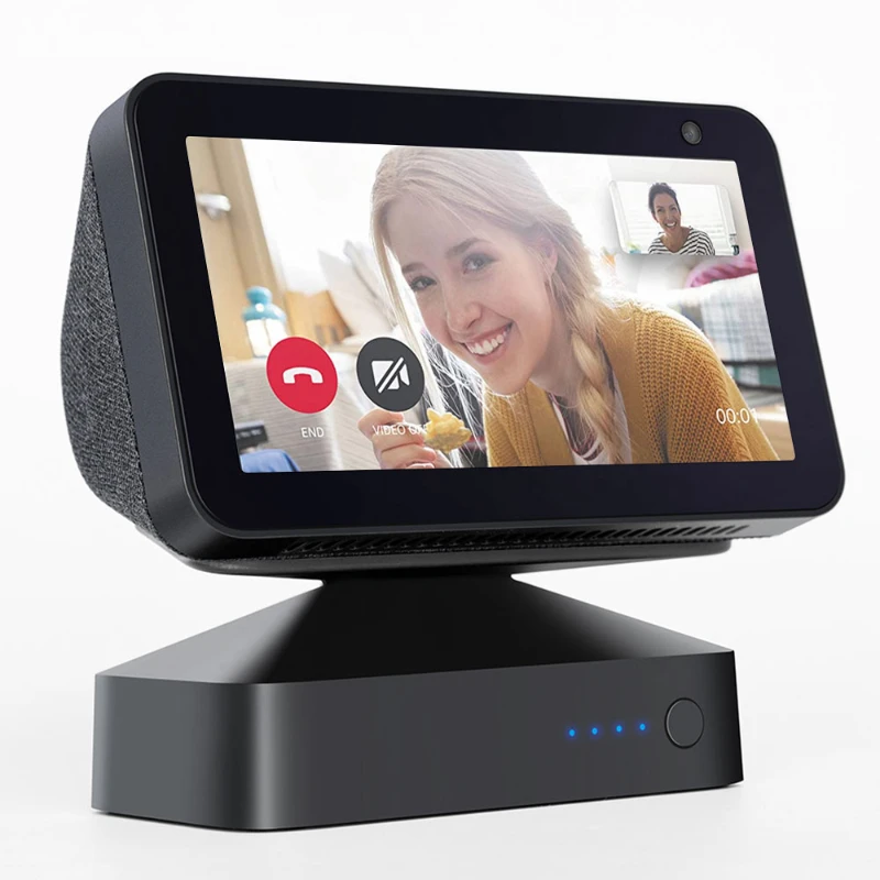 Base Della Batteria Per Amazon Echo Show 5 Smart Display Con Alexa 10000Mah Power Bank Dock Staion Stand Accessori Per Echo