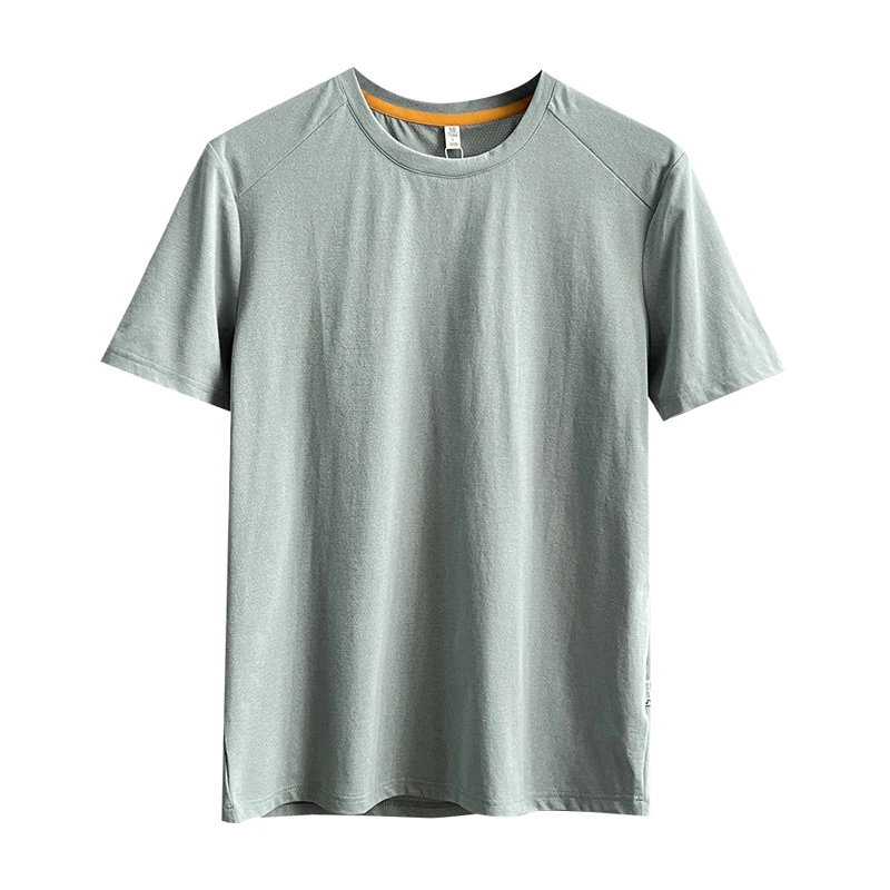 Sorona Cool Feeling Fabric Men's Summer Outdoor Sports Casual ort Sve T-irt Qui Dry Moisture ng Modern Sle