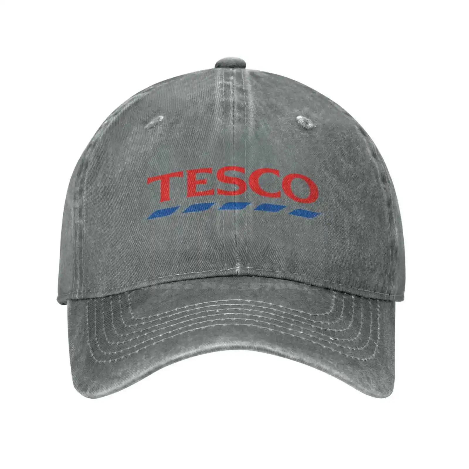Tesco Logo Fashion quality Denim cap Knitted hat Baseball cap