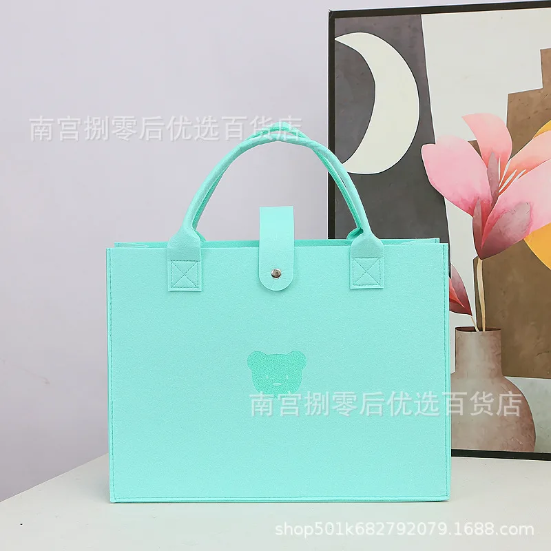 Enhanced Thickened Felt Bag - Portable, Durable Handheld Tote