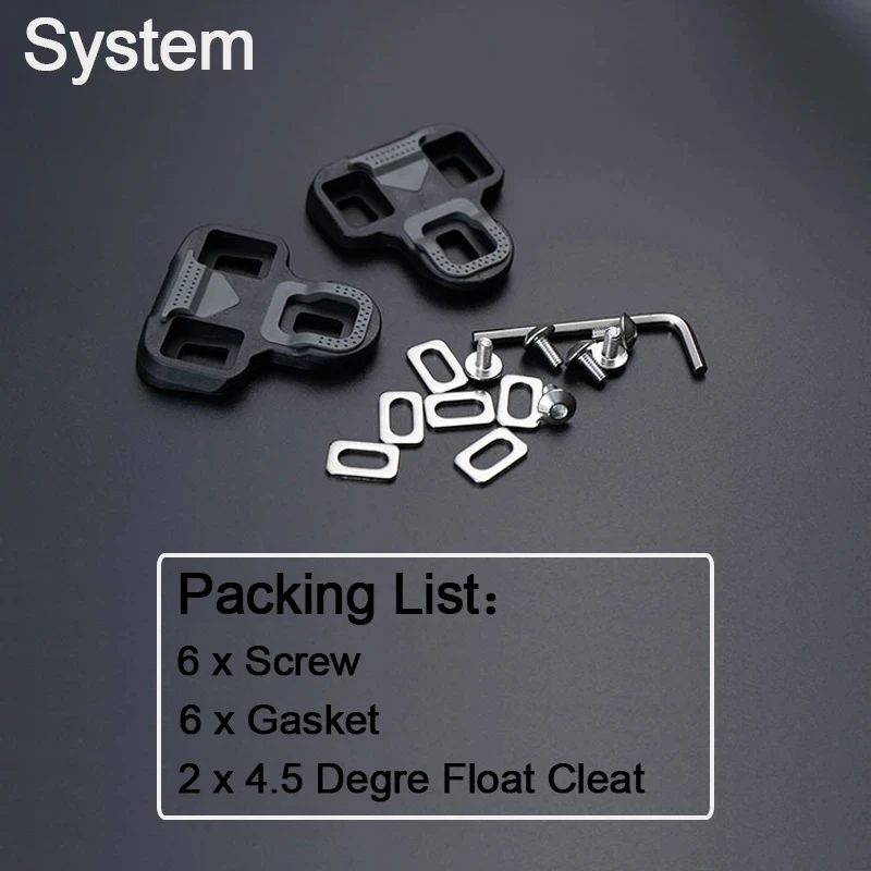 Universal Road Bike Cleats with Float