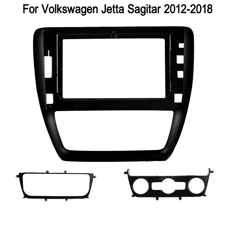 

1din 2din car radio frame Adapter For Volkswagen VW Jetta Sagitar 2012-2018 10.1inch big screen car Radio Dask Kit Fascia