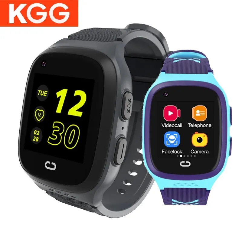 4G Kids Smart Watch With Wifi SOS GPS Tracker Video Call HD Touch Screen IP67 Waterproof Children's Smartwatch For Girls Boys