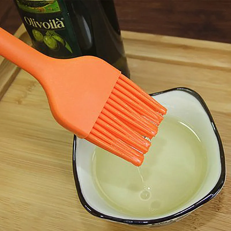 Integrated Silicone Brush For Barbecue, Oil Brush For Baking, Barbecue Brush For Cooking, Brush For Kitchen Barbecue And Baking