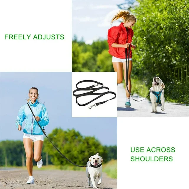 Adjustable Dogs Walking Training Lead Police Style Control Dog Lead Leash Dog Chain Dog Leashes Safety Pet Leashes 3