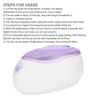2.3L Paraffin Wax Machine Professional Home Beauty Salon Quick Heating Paraffin Wax Warmer for Hands Feet 2