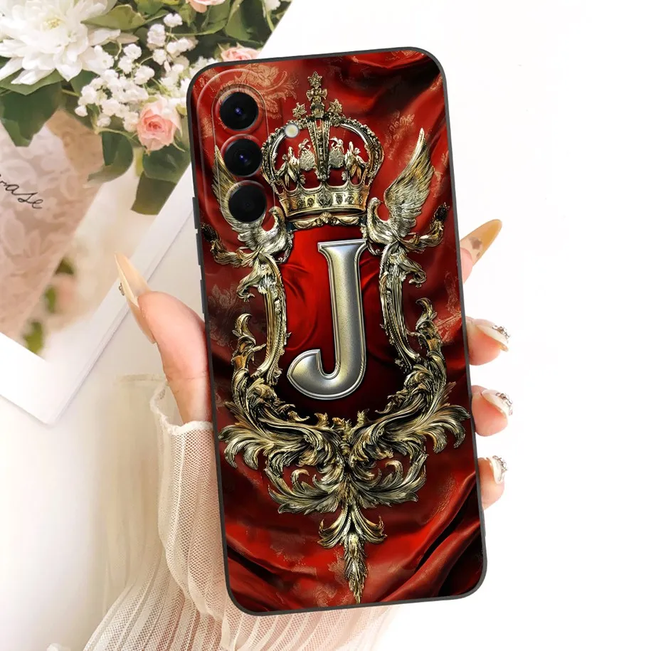 Shockproof Crown Letter Soft Case Cover