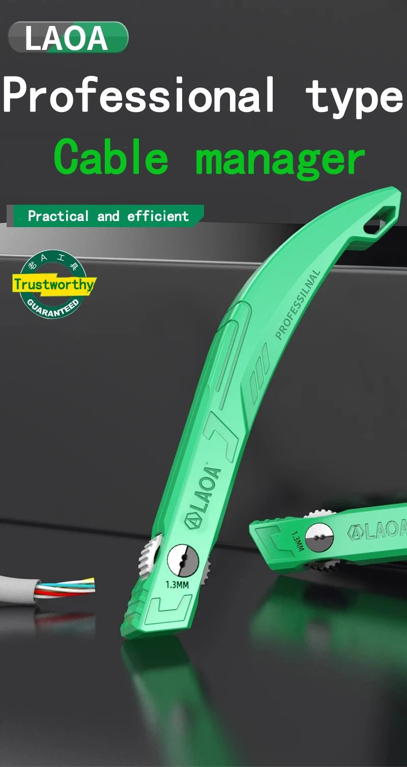 Professioneller Netzwerkkabelmanager, Untergrundkabelgerät, 1,3 mm, geeignet für Super-Kategorie 5 und Kategorie 6. – Detail 1