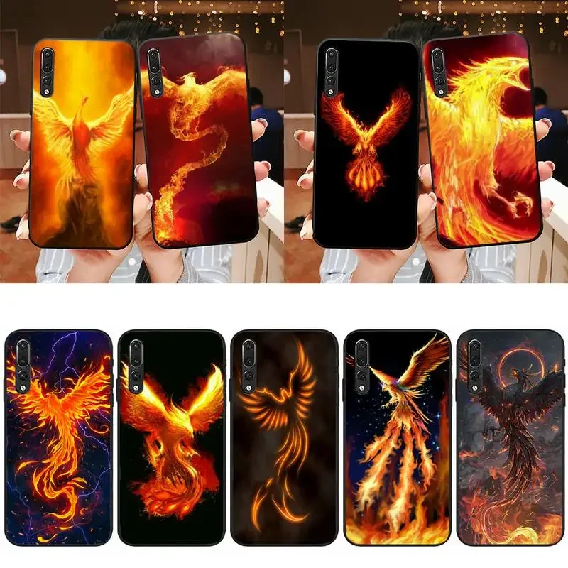 La Custodia Per Telefono Rising Fire Phoenix Bird Per Xiaomi 9 10 11 Pro Lite Redmi Note7 8 9 10 A Pro Shell