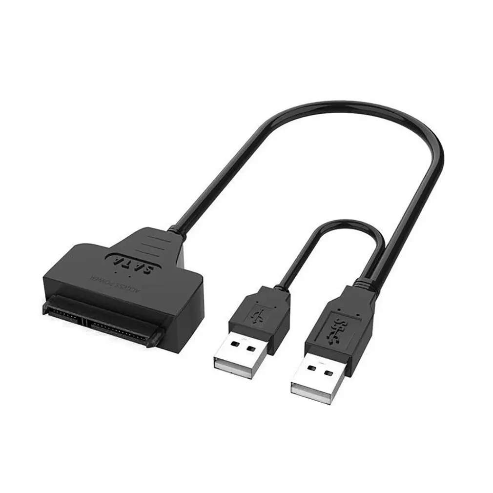 Usb 3.0 / Usb2.0 To Sata 22pin Adapter Cable For 2.5 / 3.5 Inch Ssd Hdd External Power Hard Disk Drive Converter High Speed - Pc Hardware & Adapters - AliExpress