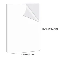 10/20Pcs A4 Glossy Vinyl Stickers Self-Adhesive Waterproof White Inkjet Compatible Printable Label Paper for Home & Office 3