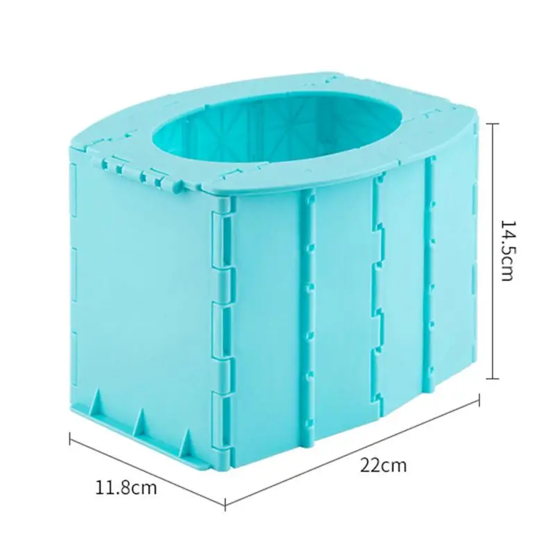 Kids Outdoor Folding Toilet Portable Children Toilet Training Chair Small Foldable Mobile Toilets for Camping Travel