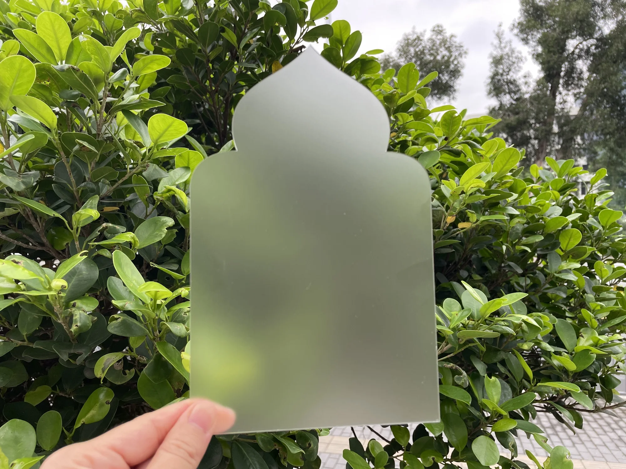 Matte Castle Shape Frosted Translucent Acrylic Sign DIY Muslim Eid Table Board Wedding Birthday Bridal Desk Shower Party place card holders acrylic sign holders