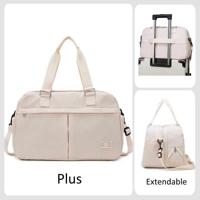 Extendable Travel Duffle Bag Large Multi-layer Luggage Handbag_voghion.com