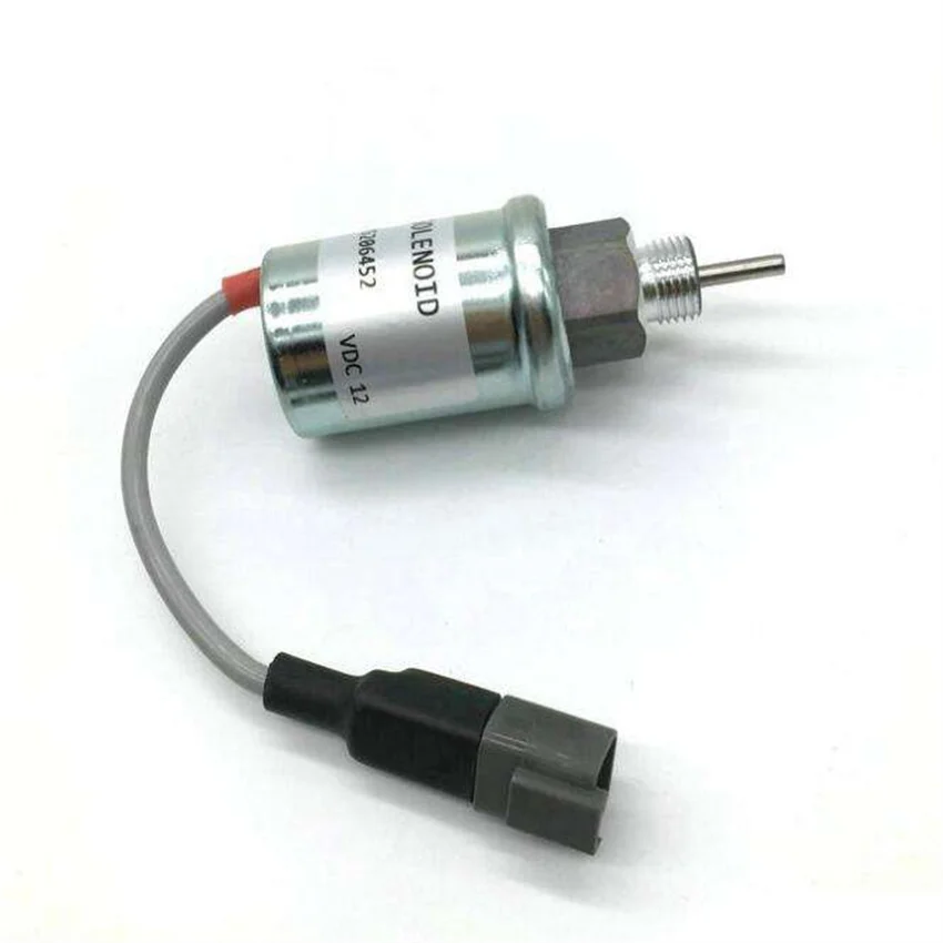 12V Stop Solenoid U85206520 For Perkins 2306 Series 404C-22/404D-22g 403C-11 12V 35107U/hp35107U