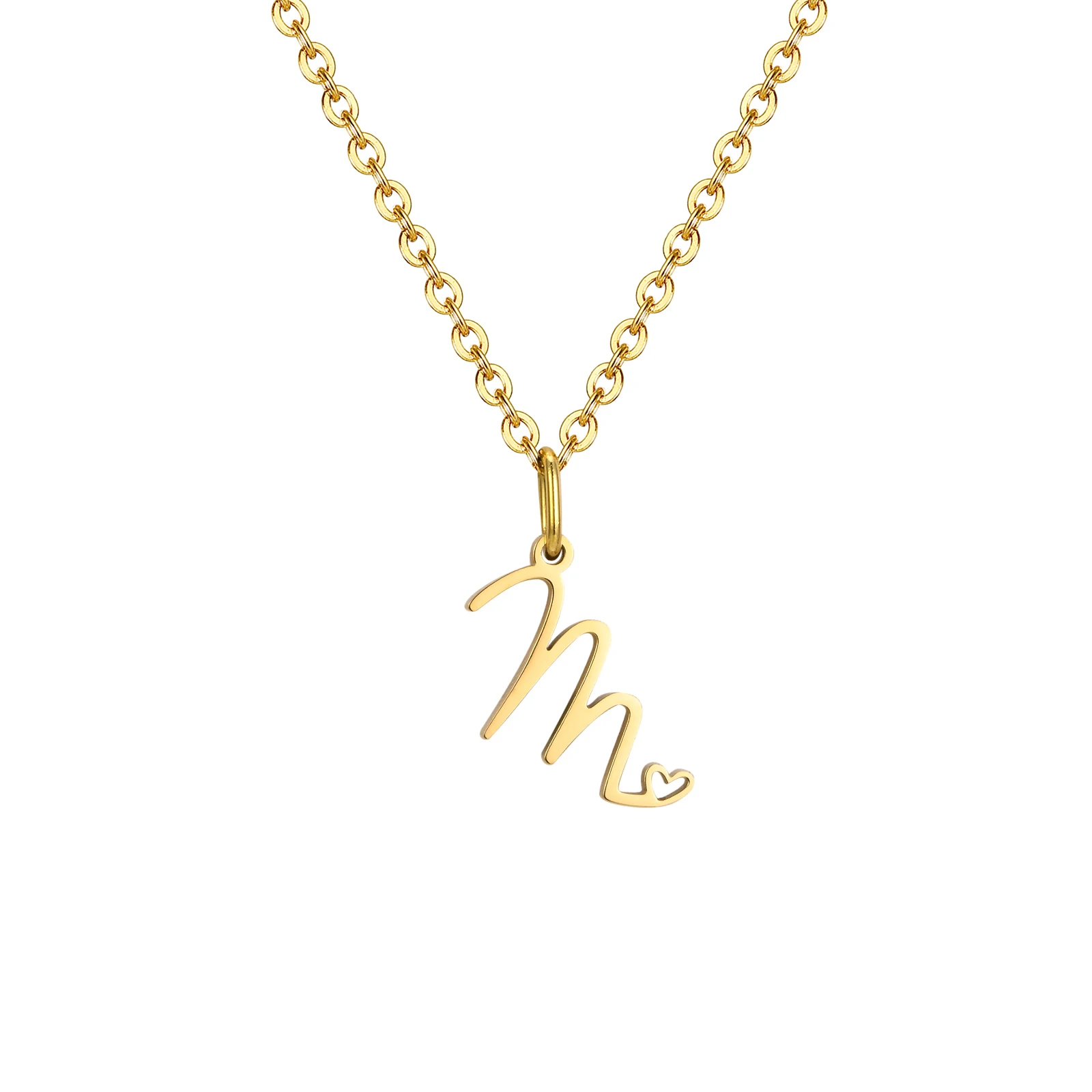 Catenina con lettera in oro - Italia